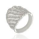 Fehér arany gyűrű 53-as méret - B7154_4I